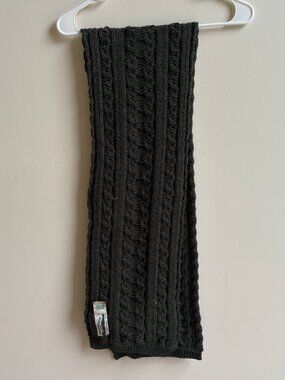 Aran Crafts 100% Merino Wool Scarf - Green